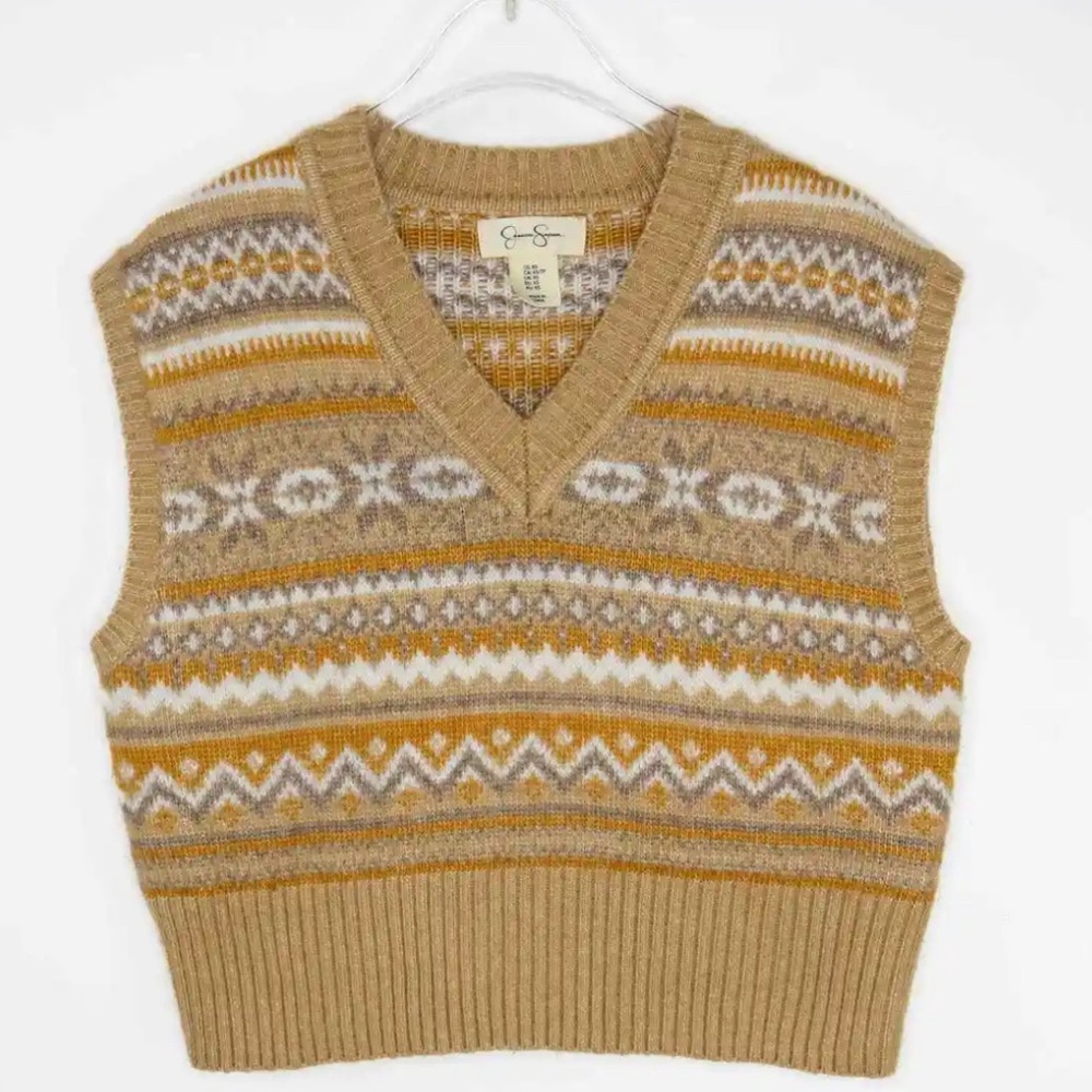 Jessica Simpson Argyle Sweater Vest
